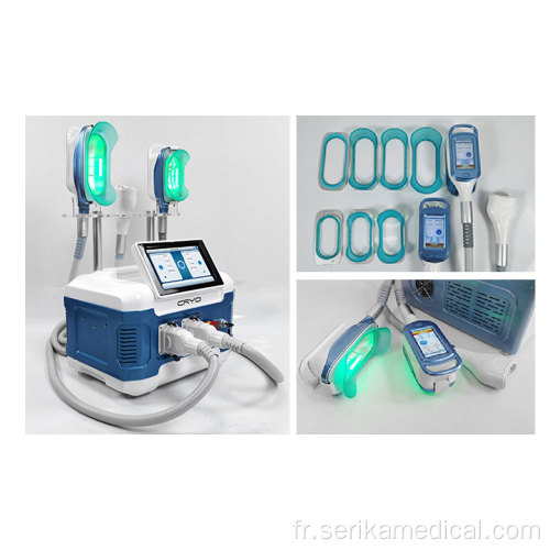 Machine de cryolipolyse de congélation à triple poignée